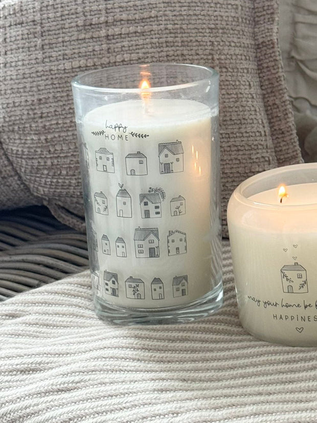 Beige Moments Tall Candle - Home