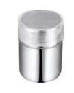 Starlight Express coffee chocolate shaker in silver for kitchen and dining, with a sleek, modern design and a secure lid.