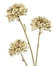 Artificial brown Allium stem plant from Hill Interiors, showcasing realistic floral design for home decor.