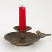 Antique bronze bird chamber stick candle holder by Originals International Ltd