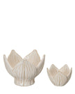 White Tulip Small Ceramic Dishes - Set of Two