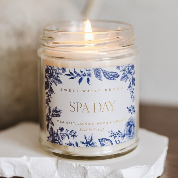 Spa Day 9 oz Soy Candle - Home Decor & Gifts