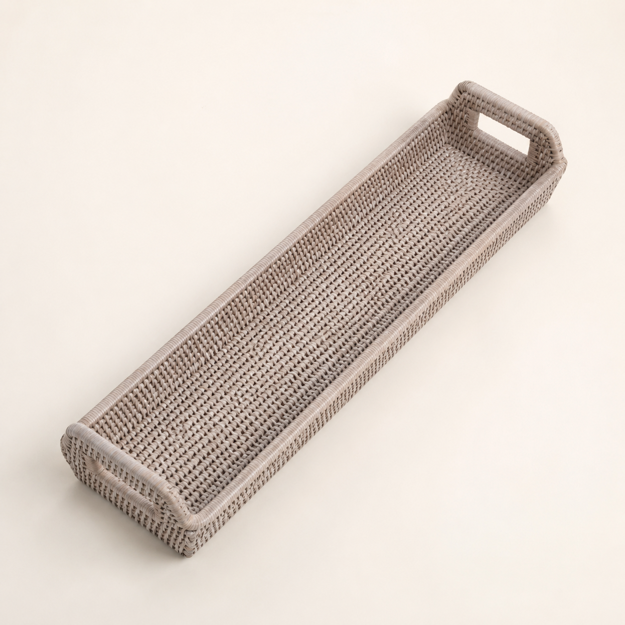 Wickham Rattan Narrow Rectangle Tray