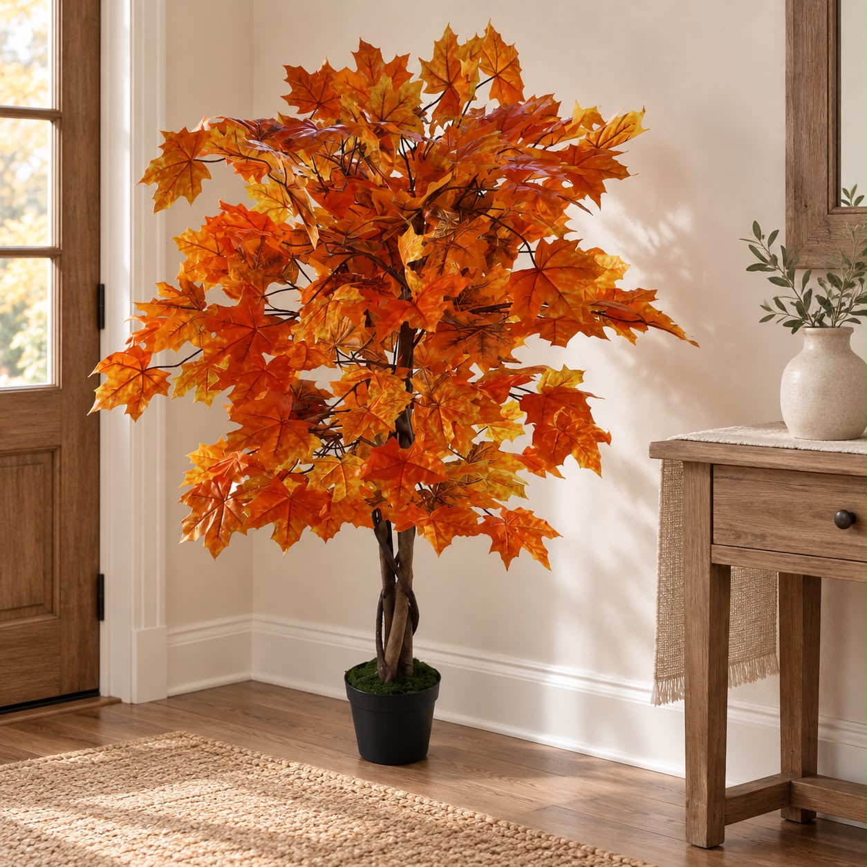 Autumn Orange Maple Leaf Foliage Tree