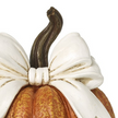 Pumpkin With Cream Bow