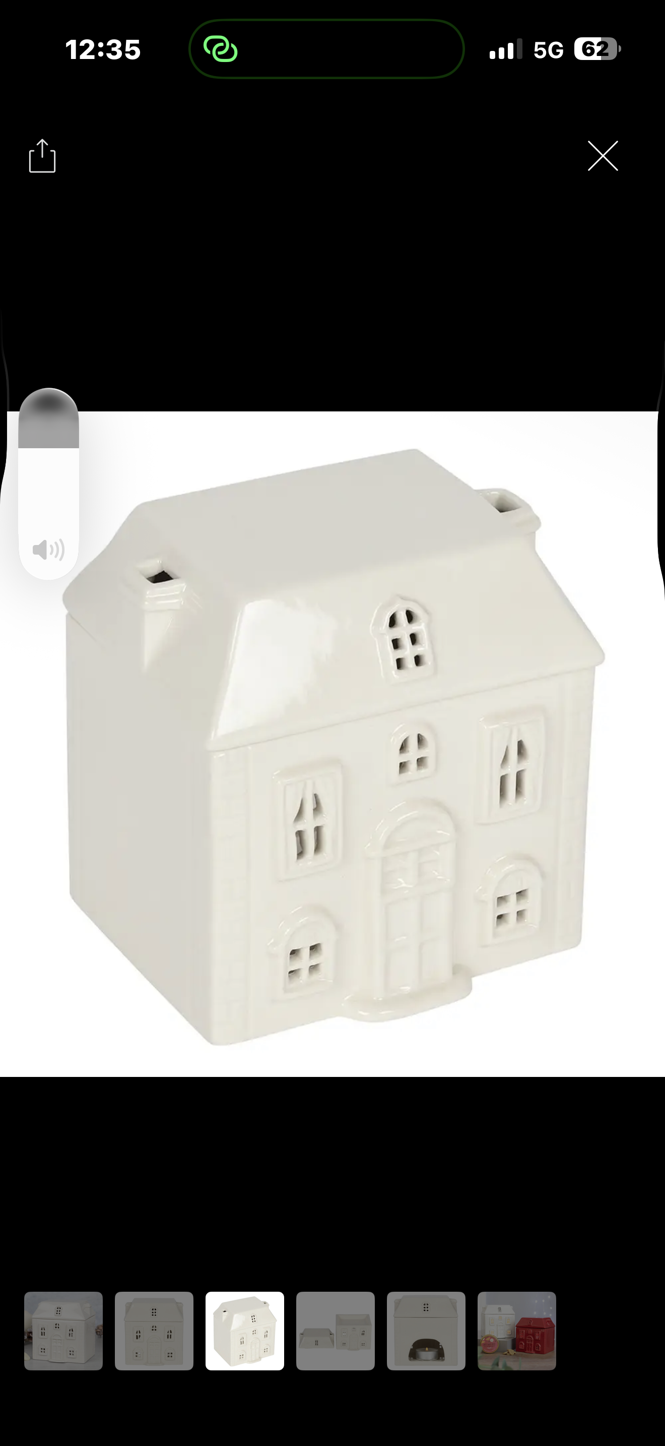 White Ceramic House Wax Melt Oil Burner