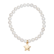 Audrey Mother of Pearl Elasticated Bracelet