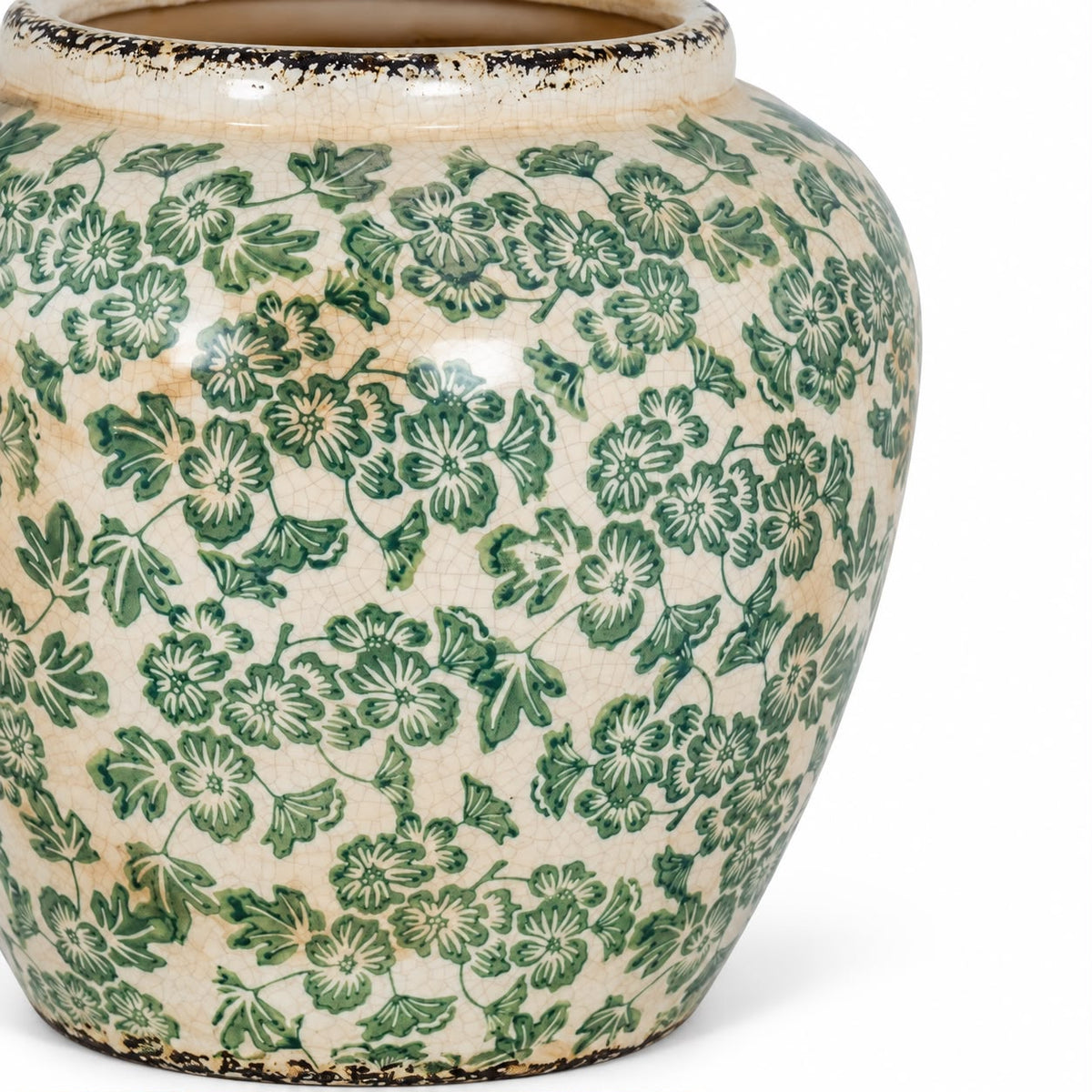 Green Floral Ople Vase — product image 6