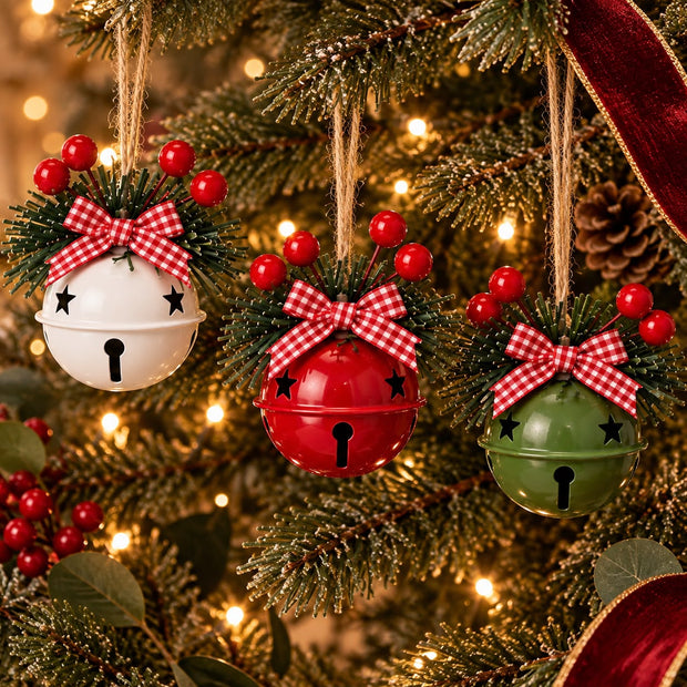 Mini Metal Round Bell With Bow