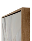 Large neutral feather wall art by Hill Interiors in a frame, featuring soft feather details for elegant home decor.