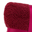 Burgundy Teddy Throw Blanket – Cosy Autumn & Winter Soft Furnishing