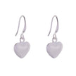 Emily Contemporary Heart Hook Earrings