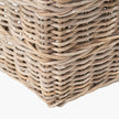Burley Rattan Square Waste Paper Bin