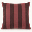 Burgundy Stripe Jacquard Velvet Cushion Cover