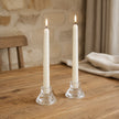 White Taper Dinner Candle