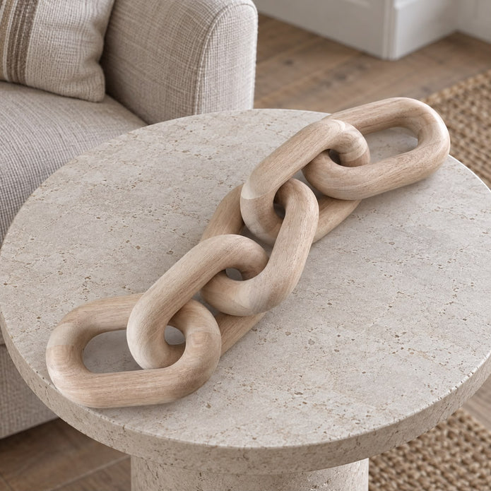 Natural Wooden Chain Decor