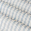 Yard Ocean Blue Striped Blackout Eyelet Curtains