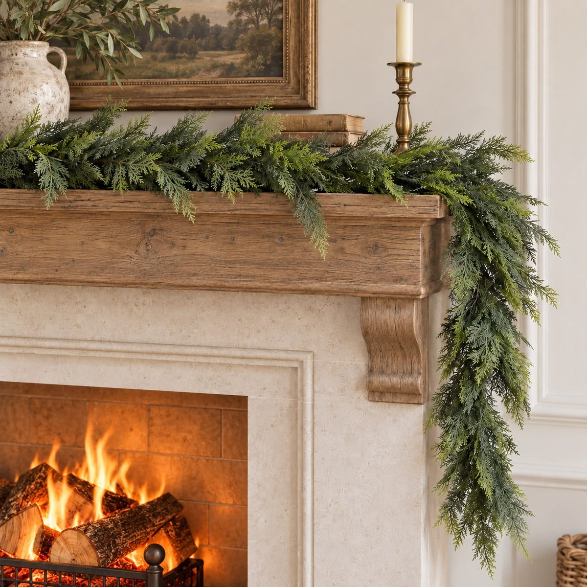 Artificial Luxury Green Spruce Garland