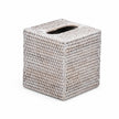 Rattan Square Tissue Box
