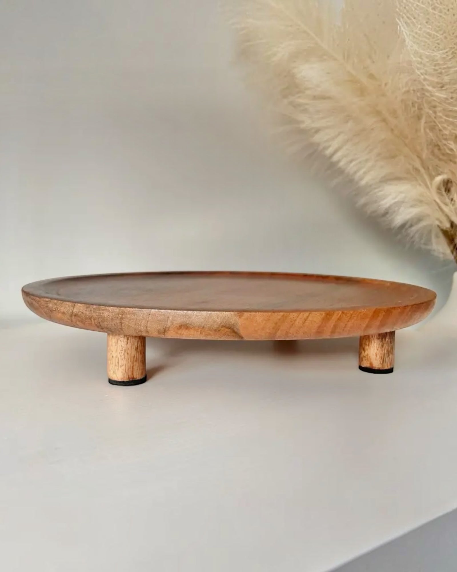 Wooden Round Riser Board With Feet