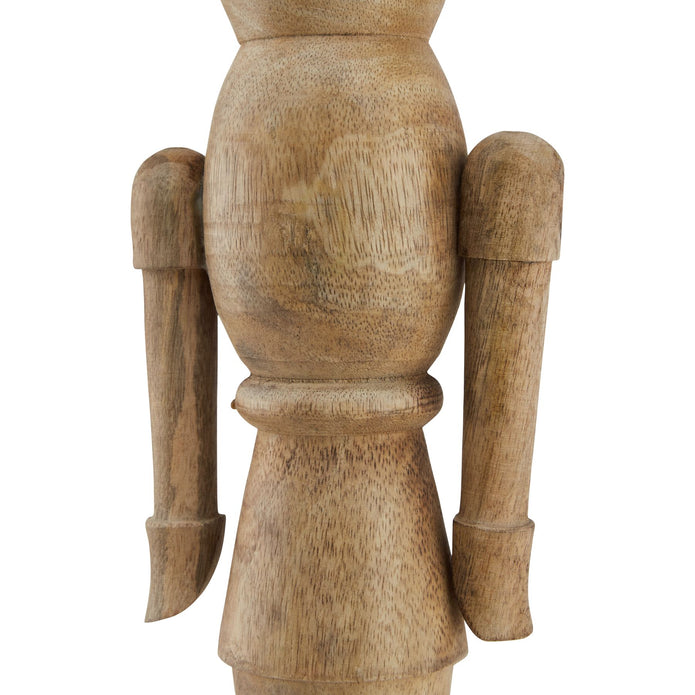 Wooden Natural Nutcracker Decoration
