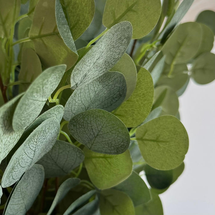 Artificial Green Flat Leaf Eucalyptus Stem