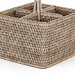 Wickham Rattan Cutlery or Condiment Holder - PRE ORDER MID OCTOBER DELIVERY