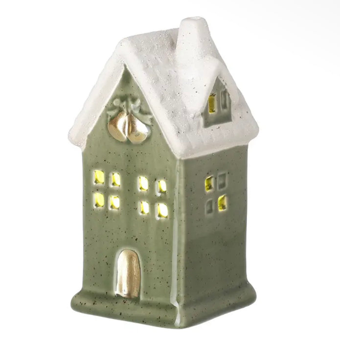 Sage Green LED Light Up House