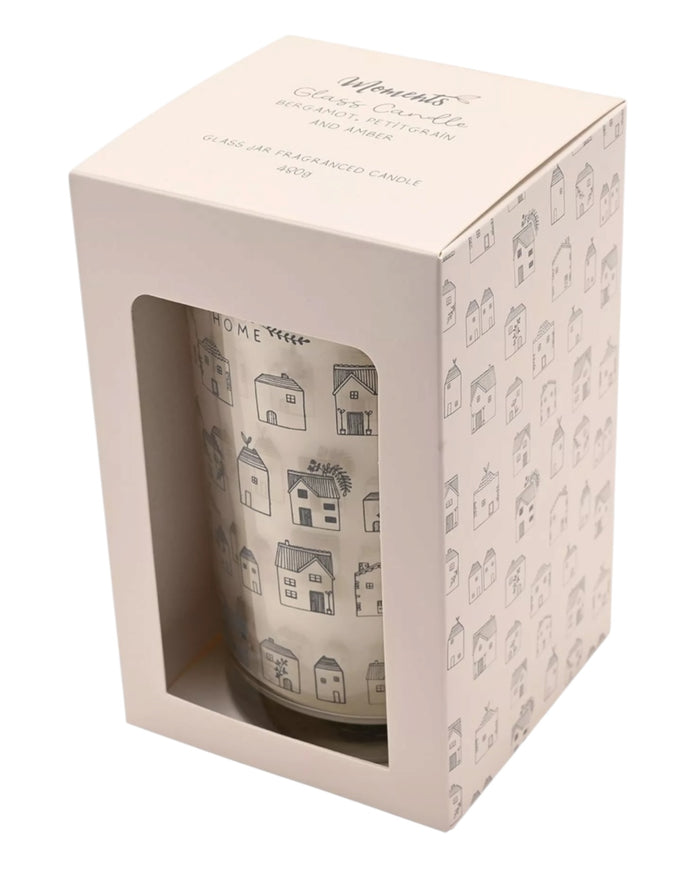 Beige Moments Tall Candle - Home