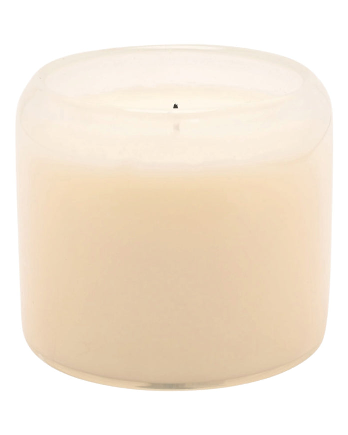 Beige Moments Double Wick Candle - Happy Home