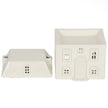 White Ceramic House Wax Melt Oil Burner