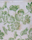 Green Floral Plant Pot