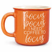 Orange Ceramic Hocus Pocus Coffee Mug