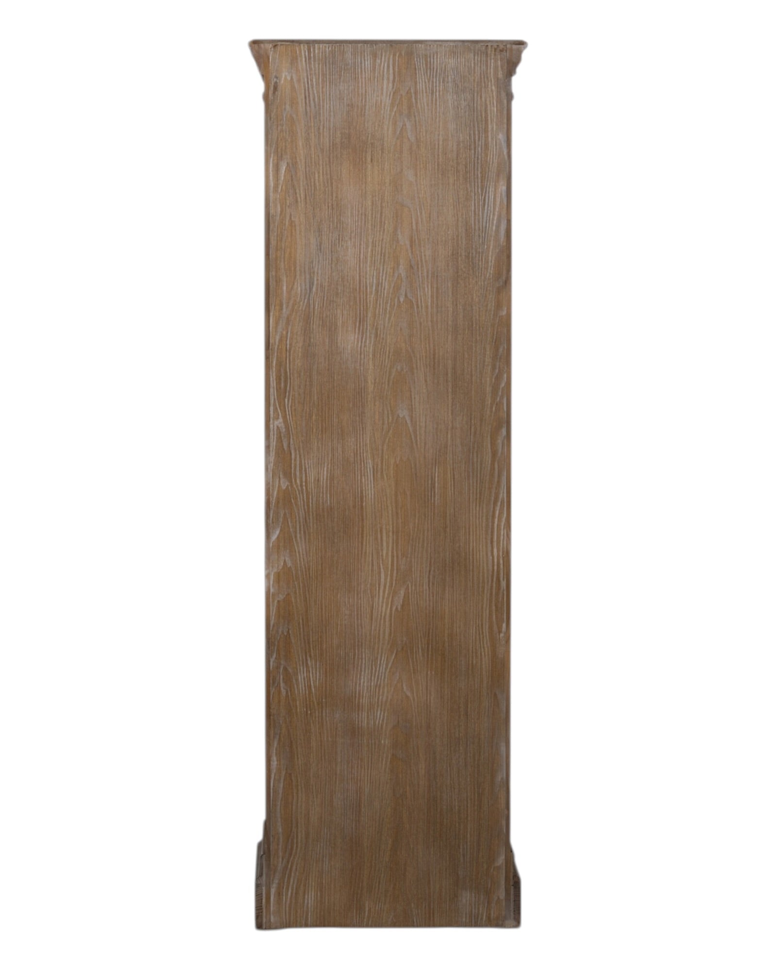 Delphine Collection tall cabinet by Hill Interiors, wooden furniture with a single door and sleek modern design.