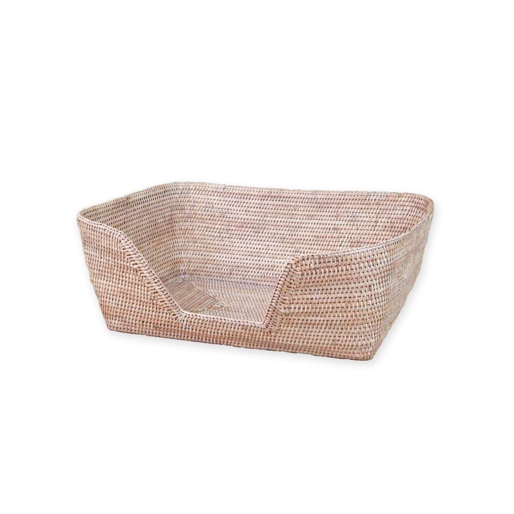 Rattan Rectangular Dog Bed