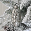 Large Glass Christmas Acorn Hanging Decoration