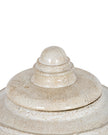 Tarn Neutral Glazed Lidded Pot by Hill Interiors, decorative ceramic vase with lid, neutral glazed finish, intricate design, perfect for home decor.