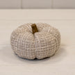 Grey Fabric Pumpkin