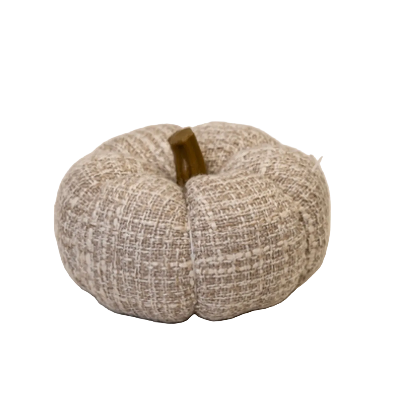 Grey Fabric Pumpkin