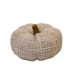 Grey Fabric Pumpkin