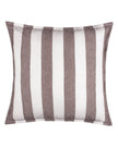 Brown Striped Outdoor Garden Seat Scatter Cushion Cover