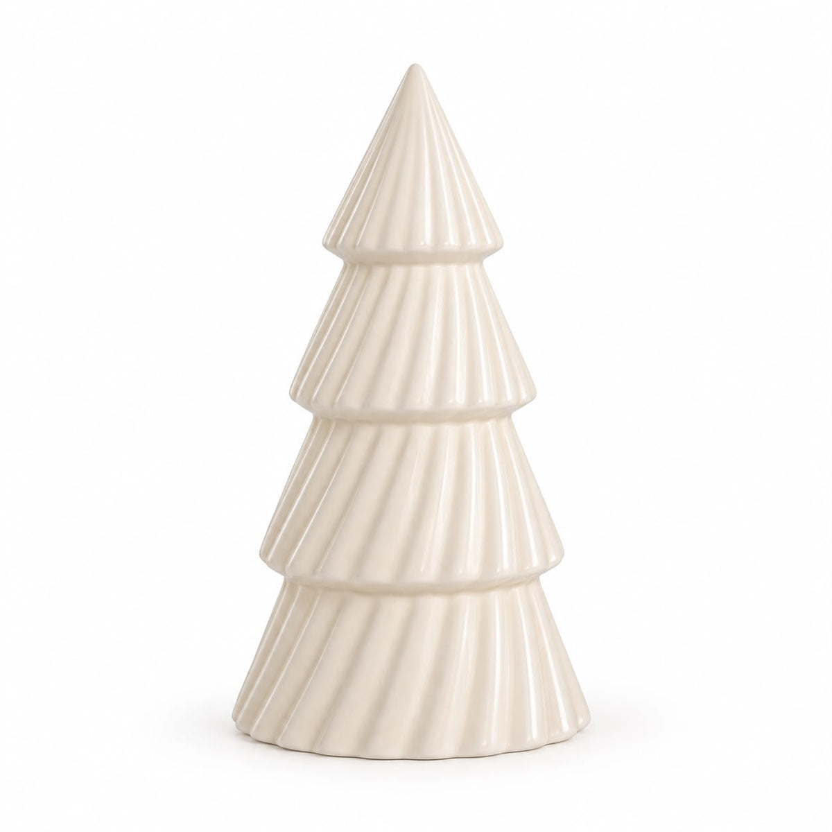 White Ceramic LED Light Up Christmas Tree