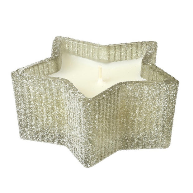 Silver Glass Star Candle - Wild Berries