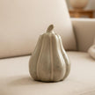 Beige Mottle Ceramic Pumpkin Decoration