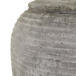 Harrogate ribbed stone table lamp by Hill Interiors with textured, ribbed design suitable for modern lighting decor.