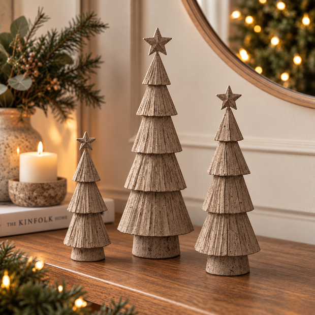 Rustic Metal Christmas Tree With Star