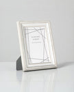 Alford White And Silver Photo Frame