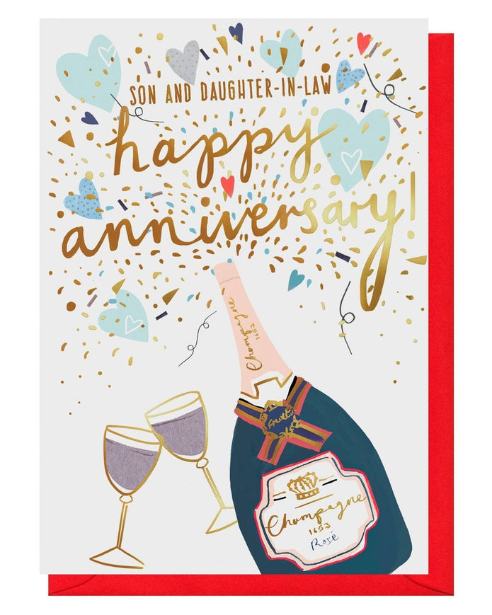 Anniversary Card - Son and Daughter-in-law