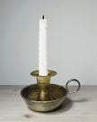 Antique Brass Effect Candlestick