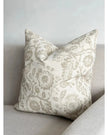 Aria Neutral Beige Country Floral Print Cotton Cushion Cover - Soft FurnishingsSoft Furnishings - Lulu Loves Home